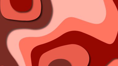 Kağıt Sanat karikatür soyut dalgalar. Kağıt arka plan bölmek. Modern origami tasarım şablonu. Kağıt arka plan kes. Soyut gerçekçi kağıt dekorasyon dokulu tasarımı için