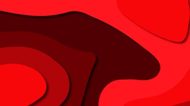 Kağıt Sanat karikatür soyut dalgalar. Kağıt arka plan bölmek. Modern origami tasarım şablonu. Kağıt arka plan kes. Soyut gerçekçi kağıt dekorasyon dokulu tasarımı için