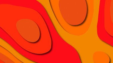 Kağıt Sanat karikatür soyut dalgalar. Kağıt arka plan bölmek. Modern origami tasarım şablonu. Kağıt arka plan kes. Soyut gerçekçi kağıt dekorasyon dokulu tasarımı için