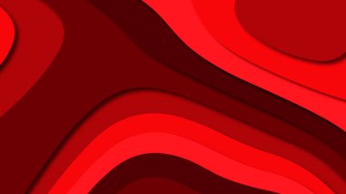 Kağıt Sanat karikatür soyut dalgalar. Kağıt arka plan bölmek. Modern origami tasarım şablonu. Kağıt arka plan kes. Soyut gerçekçi kağıt dekorasyon dokulu tasarımı için