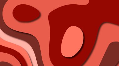 Kağıt Sanat karikatür soyut dalgalar. Kağıt arka plan bölmek. Modern origami tasarım şablonu. Kağıt arka plan kes. Soyut gerçekçi kağıt dekorasyon dokulu tasarımı için