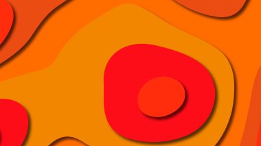 Kağıt Sanat karikatür soyut dalgalar. Kağıt arka plan bölmek. Modern origami tasarım şablonu. Kağıt arka plan kes. Soyut gerçekçi kağıt dekorasyon dokulu tasarımı için