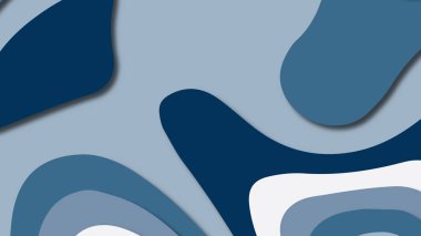 Kağıt Sanat karikatür soyut dalgalar. Kağıt arka plan bölmek. Modern origami tasarım şablonu. Kağıt arka plan kes. Soyut gerçekçi kağıt dekorasyon dokulu tasarımı için