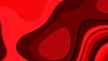 Kağıt Sanat karikatür soyut dalgalar. Kağıt arka plan bölmek. Modern origami tasarım şablonu. Kağıt arka plan kes. Soyut gerçekçi kağıt dekorasyon dokulu tasarımı için