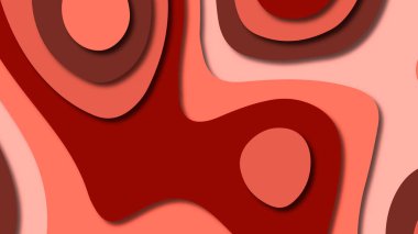 Kağıt Sanat karikatür soyut dalgalar. Kağıt arka plan bölmek. Modern origami tasarım şablonu. Kağıt arka plan kes. Soyut gerçekçi kağıt dekorasyon dokulu tasarımı için