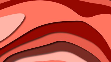 Kağıt Sanat karikatür soyut dalgalar. Kağıt arka plan bölmek. Modern origami tasarım şablonu. Kağıt arka plan kes. Soyut gerçekçi kağıt dekorasyon dokulu tasarımı için