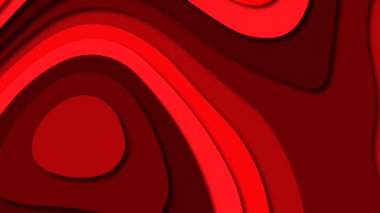 Kağıt Sanat karikatür soyut dalgalar. Kağıt arka plan bölmek. Modern origami tasarım şablonu. Kağıt arka plan kes. Soyut gerçekçi kağıt dekorasyon dokulu tasarımı için