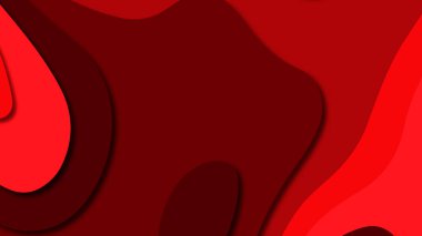 Kağıt Sanat karikatür soyut dalgalar. Kağıt arka plan bölmek. Modern origami tasarım şablonu. Kağıt arka plan kes. Soyut gerçekçi kağıt dekorasyon dokulu tasarımı için