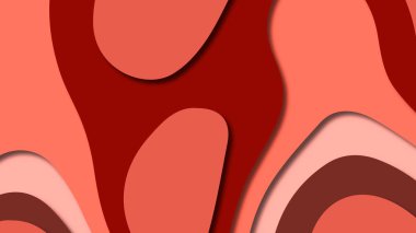 Kağıt Sanat karikatür soyut dalgalar. Kağıt arka plan bölmek. Modern origami tasarım şablonu. Kağıt arka plan kes. Soyut gerçekçi kağıt dekorasyon dokulu tasarımı için