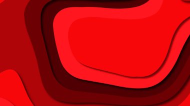 Kağıt Sanat karikatür soyut dalgalar. Kağıt arka plan bölmek. Modern origami tasarım şablonu. Kağıt arka plan kes. Soyut gerçekçi kağıt dekorasyon dokulu tasarımı için