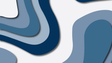 Kağıt Sanat karikatür soyut dalgalar. Kağıt arka plan bölmek. Modern origami tasarım şablonu. Kağıt arka plan kes. Soyut gerçekçi kağıt dekorasyon dokulu tasarımı için