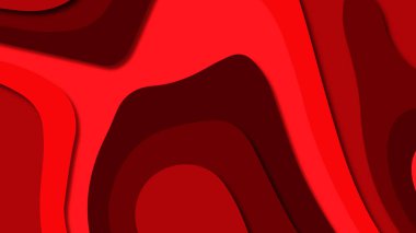 Kağıt Sanat karikatür soyut dalgalar. Kağıt arka plan bölmek. Modern origami tasarım şablonu. Kağıt arka plan kes. Soyut gerçekçi kağıt dekorasyon dokulu tasarımı için