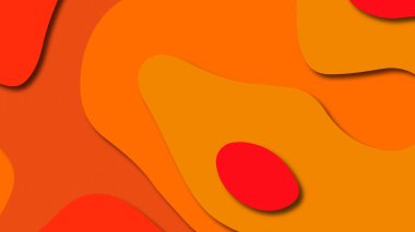 Kağıt Sanat karikatür soyut dalgalar. Kağıt arka plan bölmek. Modern origami tasarım şablonu. Kağıt arka plan kes. Soyut gerçekçi kağıt dekorasyon dokulu tasarımı için