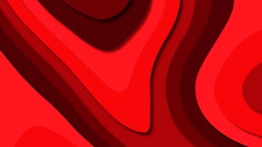 Kağıt Sanat karikatür soyut dalgalar. Kağıt arka plan bölmek. Modern origami tasarım şablonu. Kağıt arka plan kes. Soyut gerçekçi kağıt dekorasyon dokulu tasarımı için