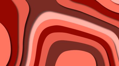 Kağıt Sanat karikatür soyut dalgalar. Kağıt arka plan bölmek. Modern origami tasarım şablonu. Kağıt arka plan kes. Soyut gerçekçi kağıt dekorasyon dokulu tasarımı için