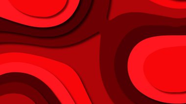 Kağıt Sanat karikatür soyut dalgalar. Kağıt arka plan bölmek. Modern origami tasarım şablonu. Kağıt arka plan kes. Soyut gerçekçi kağıt dekorasyon dokulu tasarımı için