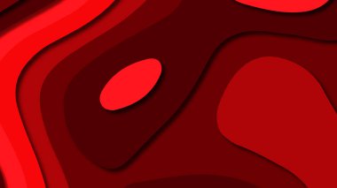 Kağıt Sanat karikatür soyut dalgalar. Kağıt arka plan bölmek. Modern origami tasarım şablonu. Kağıt arka plan kes. Soyut gerçekçi kağıt dekorasyon dokulu tasarımı için