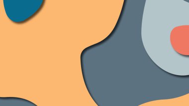 Kağıt Sanat karikatür soyut dalgalar. Kağıt arka plan bölmek. Modern origami tasarım şablonu. Kağıt arka plan kes. Soyut gerçekçi kağıt dekorasyon dokulu tasarımı için