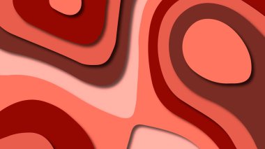 Kağıt Sanat karikatür soyut dalgalar. Kağıt arka plan bölmek. Modern origami tasarım şablonu. Kağıt arka plan kes. Soyut gerçekçi kağıt dekorasyon dokulu tasarımı için