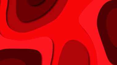 Kağıt Sanat karikatür soyut dalgalar. Kağıt arka plan bölmek. Modern origami tasarım şablonu. Kağıt arka plan kes. Soyut gerçekçi kağıt dekorasyon dokulu tasarımı için