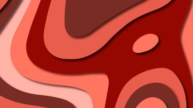 Kağıt Sanat karikatür soyut dalgalar. Kağıt arka plan bölmek. Modern origami tasarım şablonu. Kağıt arka plan kes. Soyut gerçekçi kağıt dekorasyon dokulu tasarımı için