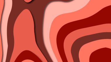 Kağıt Sanat karikatür soyut dalgalar. Kağıt arka plan bölmek. Modern origami tasarım şablonu. Kağıt arka plan kes. Soyut gerçekçi kağıt dekorasyon dokulu tasarımı için