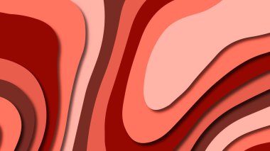 Kağıt Sanat karikatür soyut dalgalar. Kağıt arka plan bölmek. Modern origami tasarım şablonu. Kağıt arka plan kes. Soyut gerçekçi kağıt dekorasyon dokulu tasarımı için