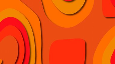 Kağıt Sanat karikatür soyut dalgalar. Kağıt arka plan bölmek. Modern origami tasarım şablonu. Kağıt arka plan kes. Soyut gerçekçi kağıt dekorasyon dokulu tasarımı için