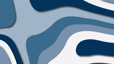 Kağıt Sanat karikatür soyut dalgalar. Kağıt arka plan bölmek. Modern origami tasarım şablonu. Kağıt arka plan kes. Soyut gerçekçi kağıt dekorasyon dokulu tasarımı için