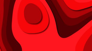 Kağıt Sanat karikatür soyut dalgalar. Kağıt arka plan bölmek. Modern origami tasarım şablonu. Kağıt arka plan kes. Soyut gerçekçi kağıt dekorasyon dokulu tasarımı için