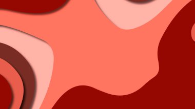 Kağıt Sanat karikatür soyut dalgalar. Kağıt arka plan bölmek. Modern origami tasarım şablonu. Kağıt arka plan kes. Soyut gerçekçi kağıt dekorasyon dokulu tasarımı için