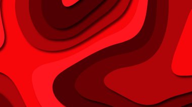 Kağıt Sanat karikatür soyut dalgalar. Kağıt arka plan bölmek. Modern origami tasarım şablonu. Kağıt arka plan kes. Soyut gerçekçi kağıt dekorasyon dokulu tasarımı için