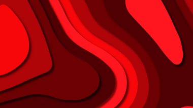 Kağıt Sanat karikatür soyut dalgalar. Kağıt arka plan bölmek. Modern origami tasarım şablonu. Kağıt arka plan kes. Soyut gerçekçi kağıt dekorasyon dokulu tasarımı için