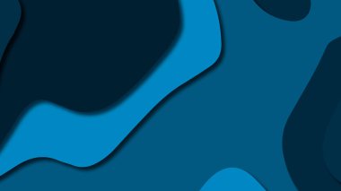 Kağıt Sanat karikatür soyut dalgalar. Kağıt arka plan bölmek. Modern origami tasarım şablonu. Kağıt arka plan kes. Soyut gerçekçi kağıt dekorasyon dokulu tasarımı için