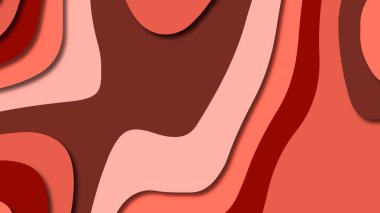 Kağıt Sanat karikatür soyut dalgalar. Kağıt arka plan bölmek. Modern origami tasarım şablonu. Kağıt arka plan kes. Soyut gerçekçi kağıt dekorasyon dokulu tasarımı için