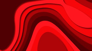 Kağıt Sanat karikatür soyut dalgalar. Kağıt arka plan bölmek. Modern origami tasarım şablonu. Kağıt arka plan kes. Soyut gerçekçi kağıt dekorasyon dokulu tasarımı için