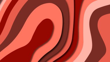 Kağıt Sanat karikatür soyut dalgalar. Kağıt arka plan bölmek. Modern origami tasarım şablonu. Kağıt arka plan kes. Soyut gerçekçi kağıt dekorasyon dokulu tasarımı için