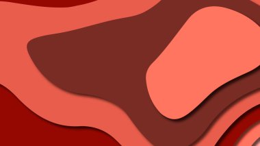 Kağıt Sanat karikatür soyut dalgalar. Kağıt arka plan bölmek. Modern origami tasarım şablonu. Kağıt arka plan kes. Soyut gerçekçi kağıt dekorasyon dokulu tasarımı için