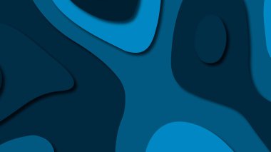 Kağıt Sanat karikatür soyut dalgalar. Kağıt arka plan bölmek. Modern origami tasarım şablonu. Kağıt arka plan kes. Soyut gerçekçi kağıt dekorasyon dokulu tasarımı için