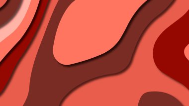 Kağıt Sanat karikatür soyut dalgalar. Kağıt arka plan bölmek. Modern origami tasarım şablonu. Kağıt arka plan kes. Soyut gerçekçi kağıt dekorasyon dokulu tasarımı için