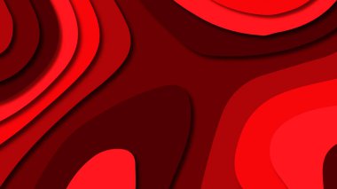 Kağıt Sanat karikatür soyut dalgalar. Kağıt arka plan bölmek. Modern origami tasarım şablonu. Kağıt arka plan kes. Soyut gerçekçi kağıt dekorasyon dokulu tasarımı için