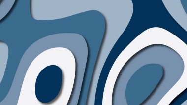 Kağıt Sanat karikatür soyut dalgalar. Kağıt arka plan bölmek. Modern origami tasarım şablonu. Kağıt arka plan kes. Soyut gerçekçi kağıt dekorasyon dokulu tasarımı için