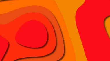 Kağıt Sanat karikatür soyut dalgalar. Kağıt arka plan bölmek. Modern origami tasarım şablonu. Kağıt arka plan kes. Soyut gerçekçi kağıt dekorasyon dokulu tasarımı için