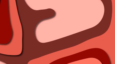 Kağıt Sanat karikatür soyut dalgalar. Kağıt arka plan bölmek. Modern origami tasarım şablonu. Kağıt arka plan kes. Soyut gerçekçi kağıt dekorasyon dokulu tasarımı için