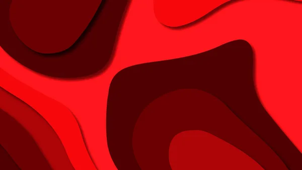 Паперове Мистецтво Мультиплікаційних Абстрактних Хвиль Паперовий Різьбний Фон Сучасний Шаблон — стокове фото