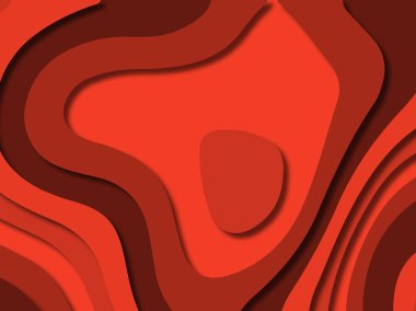 kağıt ile 3D arka plan şekilleri kesim. Soyut kağıt kitap kapağı için şablon arka plan bölmek. Kağıt arka plan kes. Soyut gerçekçi kağıt dekorasyon tasarımı için