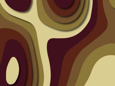 kağıt ile 3D arka plan şekilleri kesim. Soyut kağıt kitap kapağı için şablon arka plan bölmek. Kağıt arka plan kes. Soyut gerçekçi kağıt dekorasyon tasarımı için