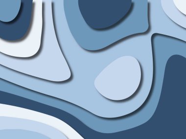 kağıt ile 3D arka plan şekilleri kesim. Soyut kağıt kitap kapağı için şablon arka plan bölmek. Kağıt arka plan kes. Soyut gerçekçi kağıt dekorasyon tasarımı için