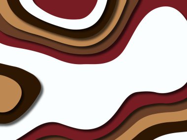 kağıt ile 3D arka plan şekilleri kesim. Soyut kağıt kitap kapağı için şablon arka plan bölmek. Kağıt arka plan kes. Soyut gerçekçi kağıt dekorasyon tasarımı için