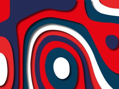 kağıt ile 3D arka plan şekilleri kesim. Soyut kağıt kitap kapağı için şablon arka plan bölmek. Kağıt arka plan kes. Soyut gerçekçi kağıt dekorasyon tasarımı için